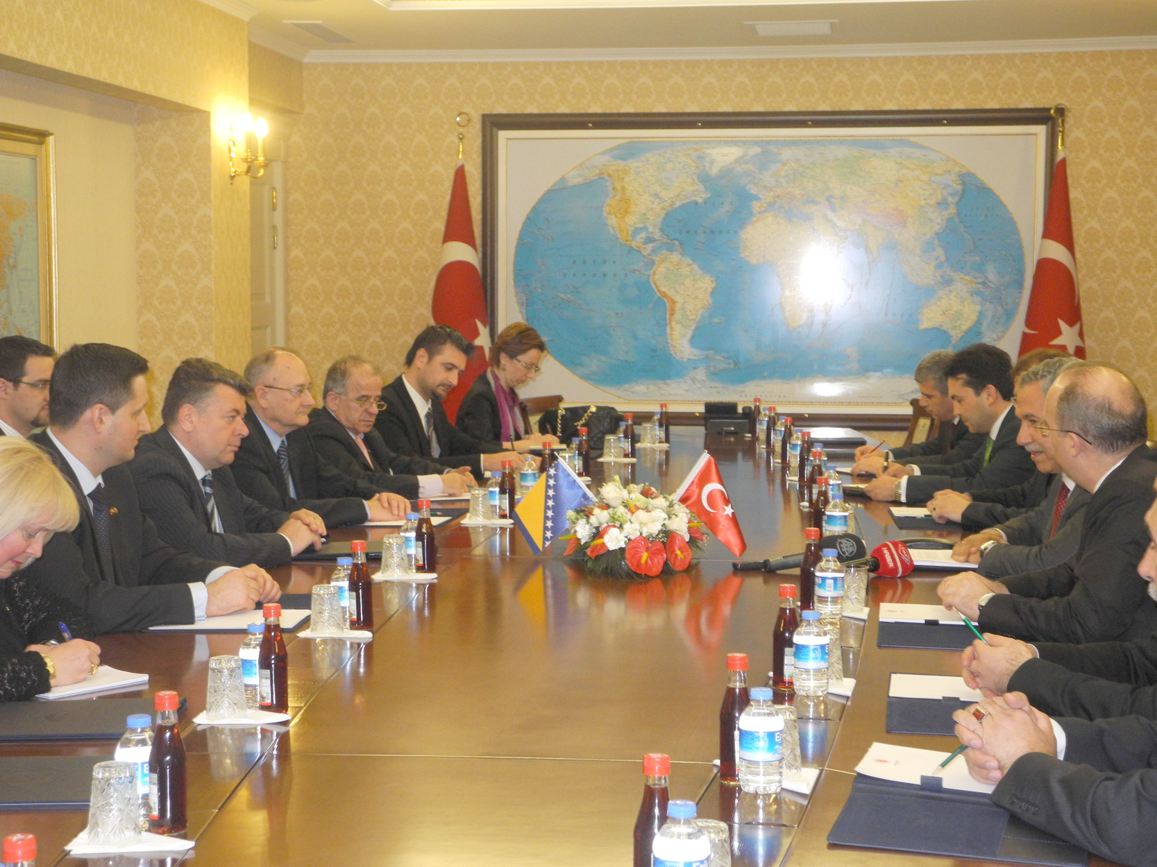 The Collegium of the House of Representatives spoke with the Deputy Prime Minister of the Republic of Turkey, Bülent Arınç